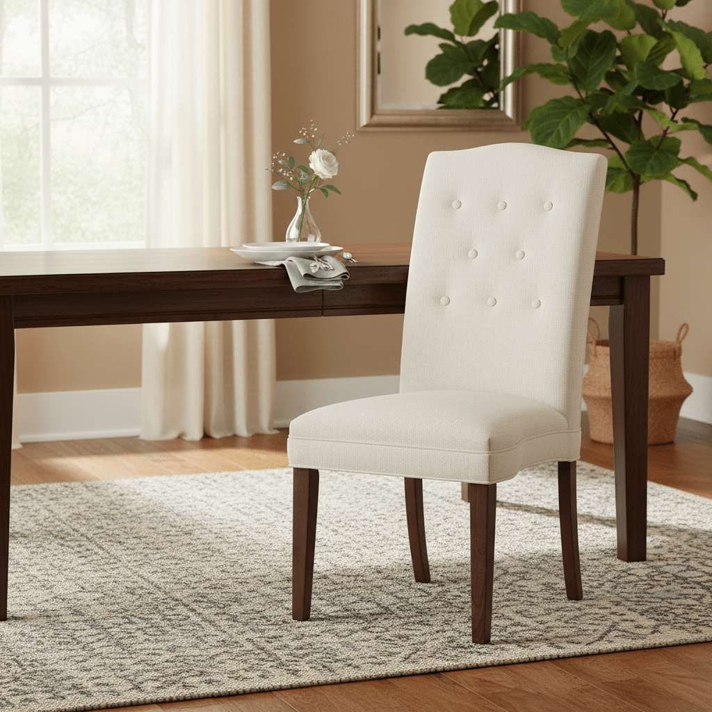 Camel Tall Back Armless Stack Chair Chairs| Fairfield Chair