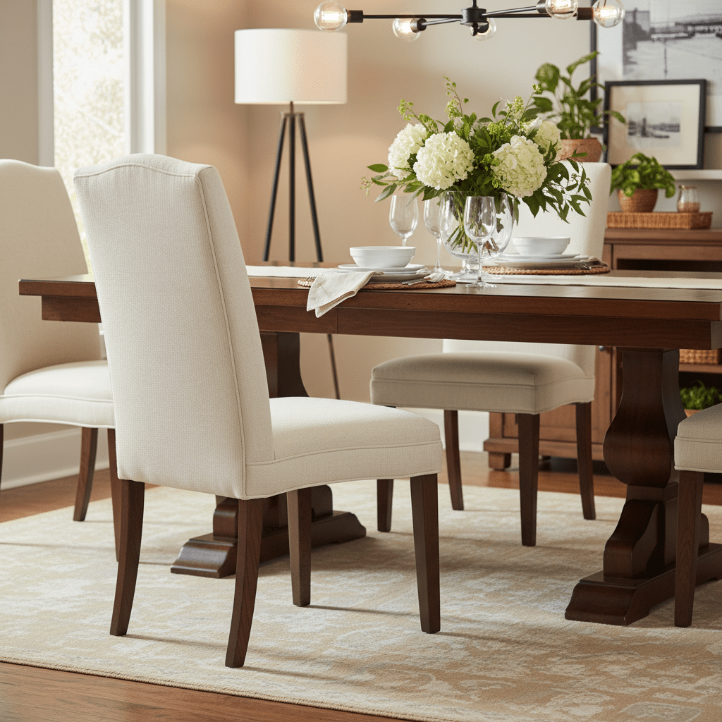 Camel Tall Back Armless Stack Chair Chairs| Fairfield Chair