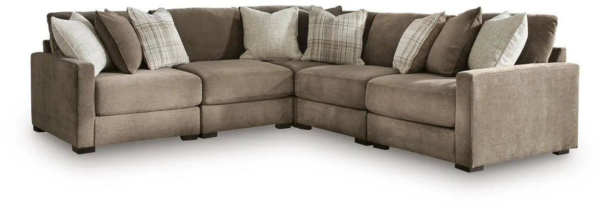 Camellia-Court 5-Piece Sectional Sectionals| Ashley Homestore
