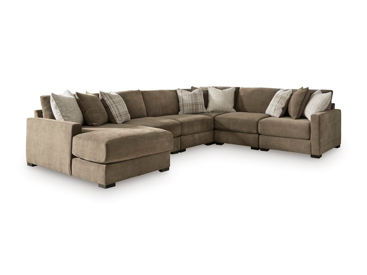 Camellia-Court 6-Piece Sectional with Chaise Sectionals| Ashley Homestore