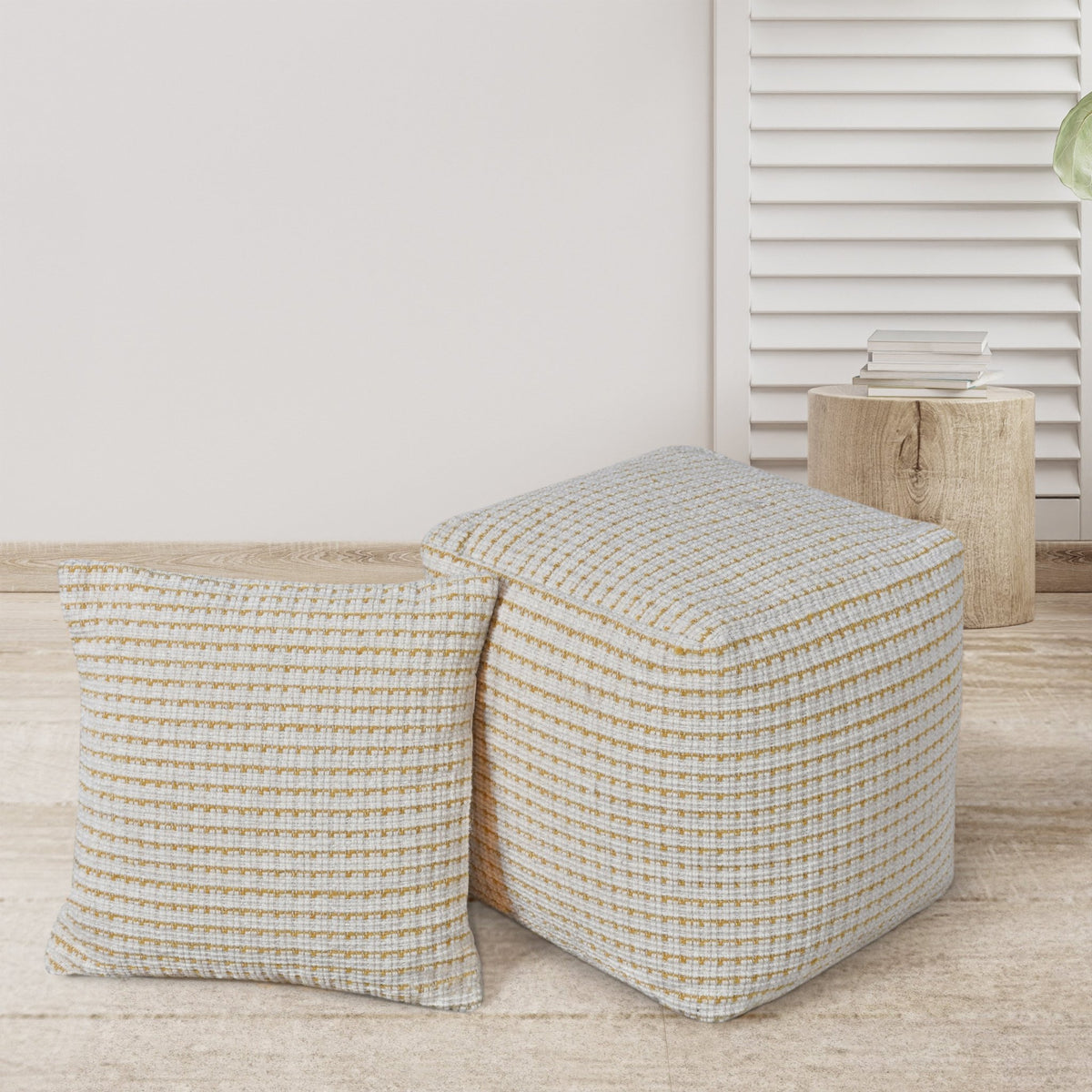 CAMILLE POUF Poufs| Roots Furniture