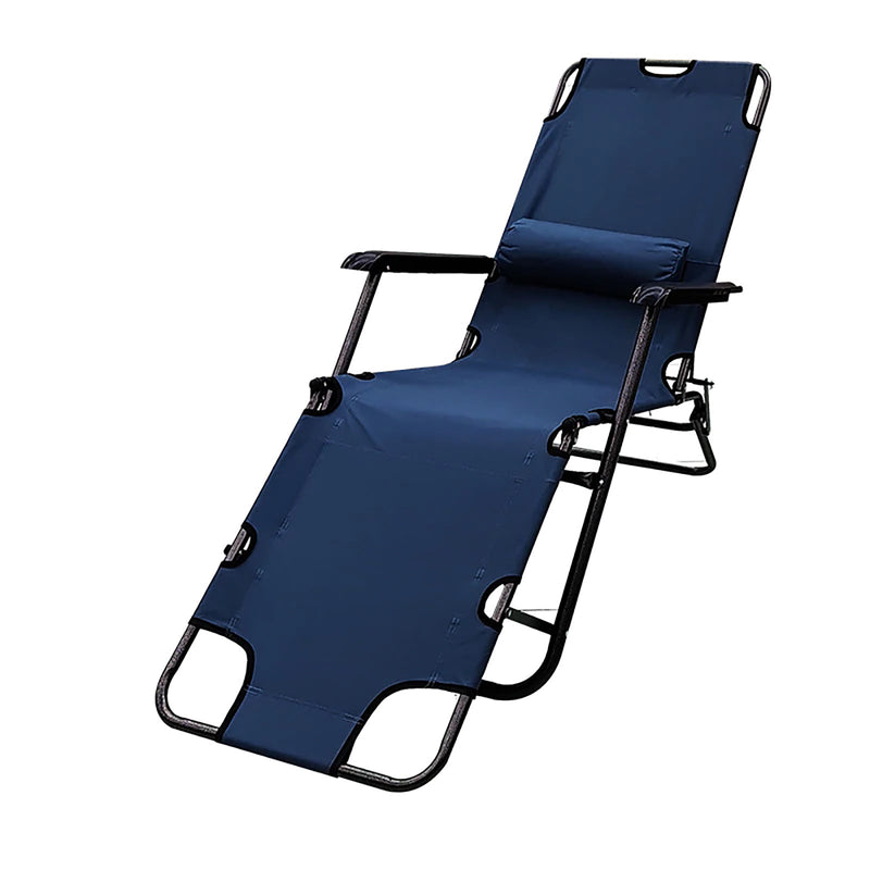 Camping Chair with Full Recline Bed Feature – Comfortable Design for Travel & Relaxation . - Al Rugaib Furniture