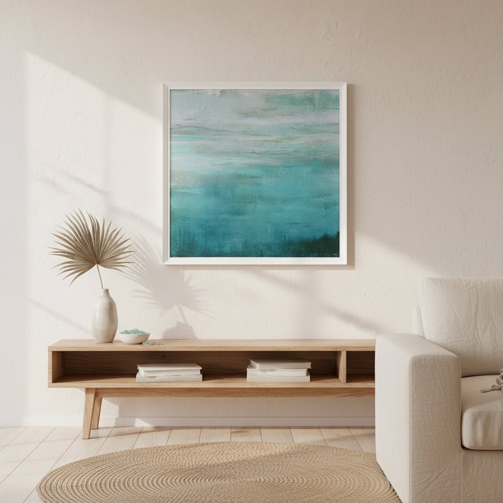 Cancun Teal Framed Print Paintings & Pictures| Uttermost