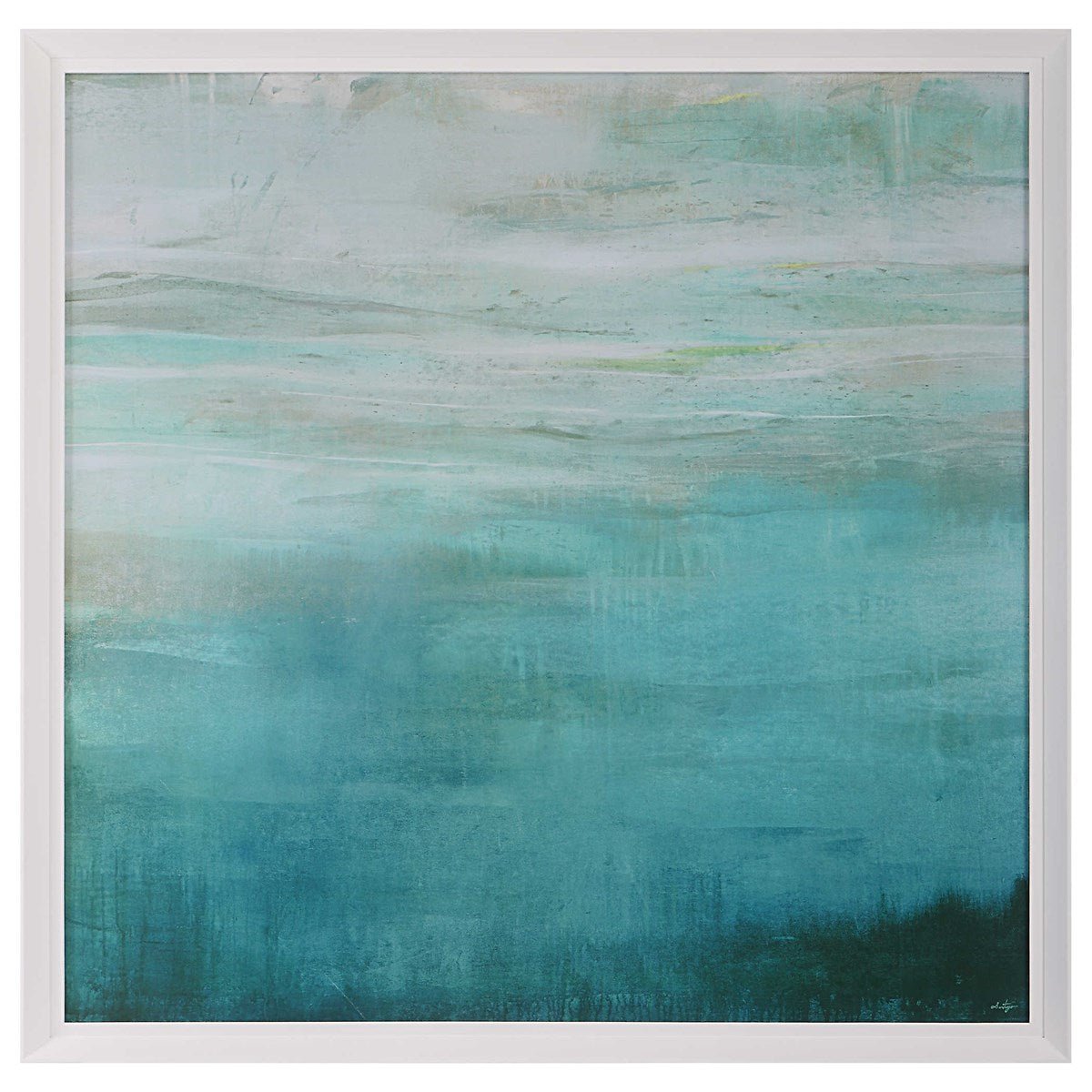 Cancun Teal Framed Print Paintings & Pictures| Uttermost