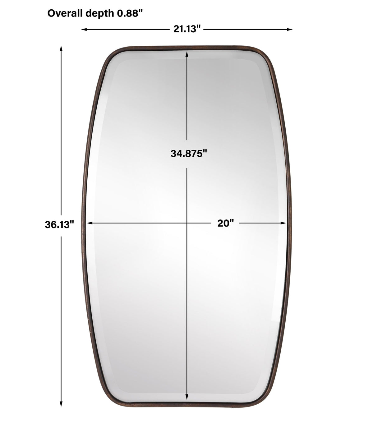 Canillo Bronze Mirror Mirrors| Uttermost