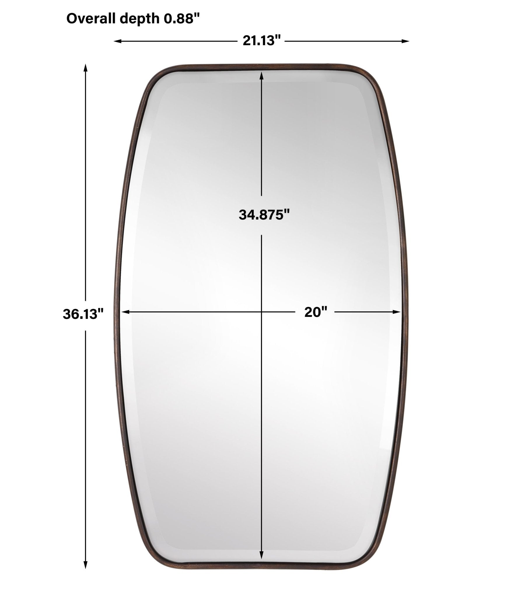 Canillo Bronze Mirror Mirrors| Uttermost
