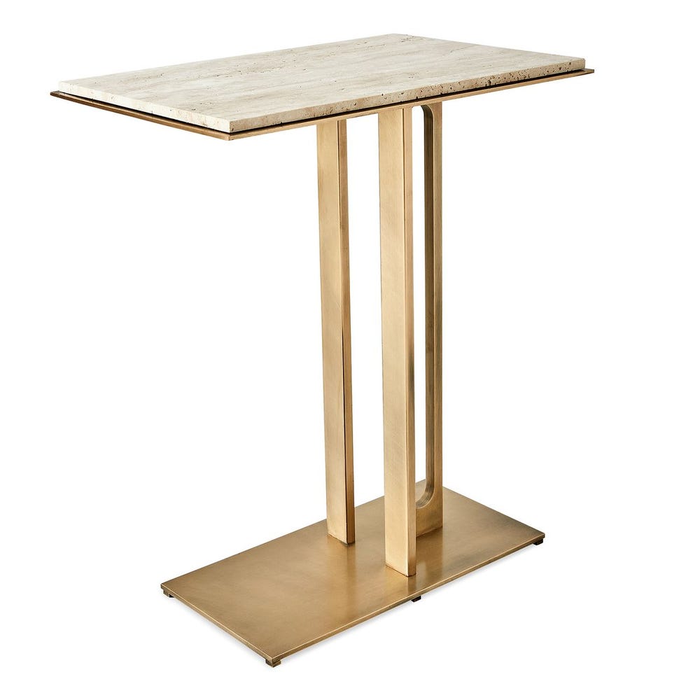 Cantilever Accent Table - Travertine Accent & End Tables| Uttermost