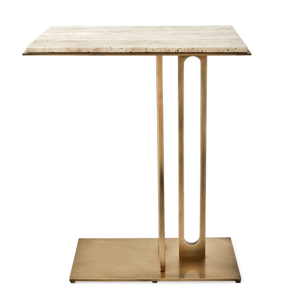 Cantilever Accent Table - Travertine Accent & End Tables| Uttermost