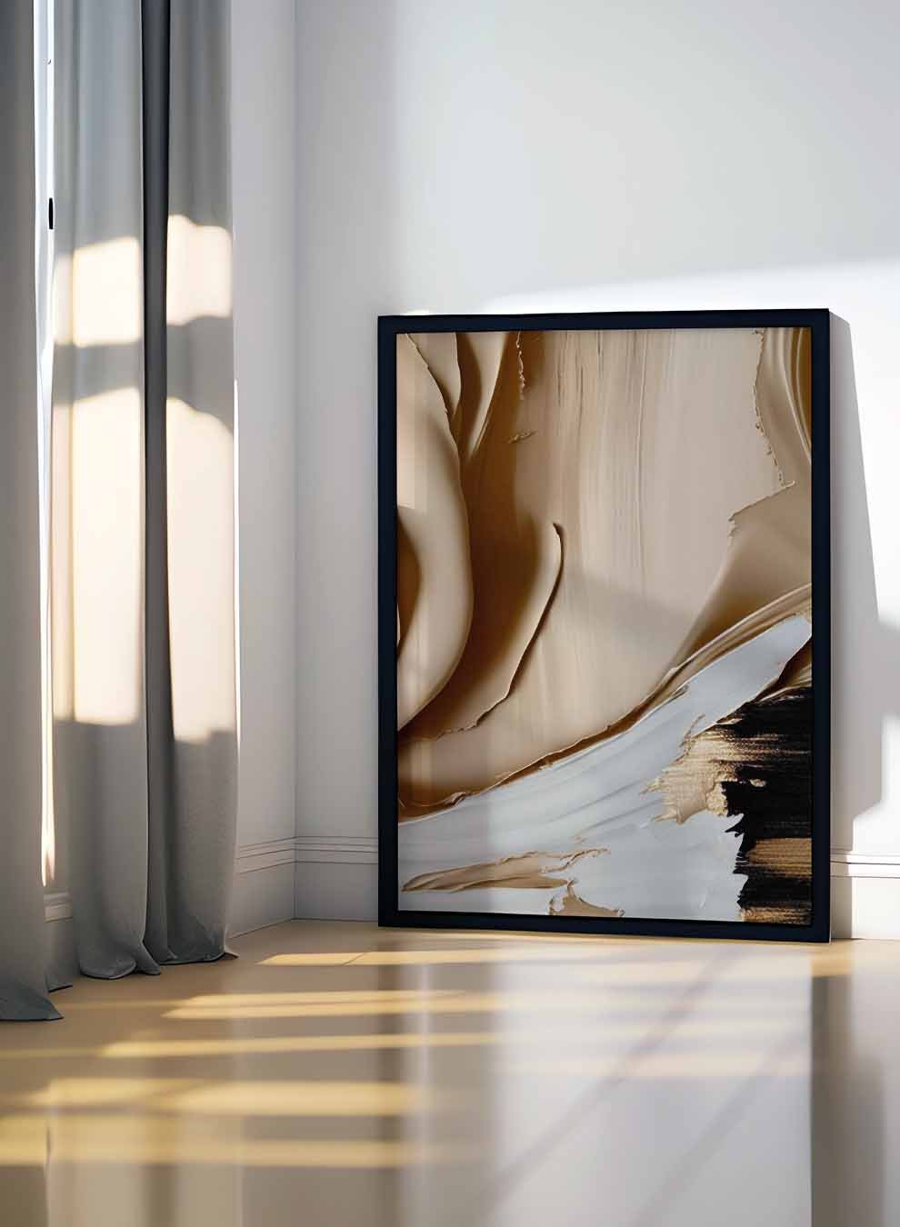 Canvas Wall Art Stretched Over Wooden Frame with Black Floating Frame Paintings & Pictures| LOWHA