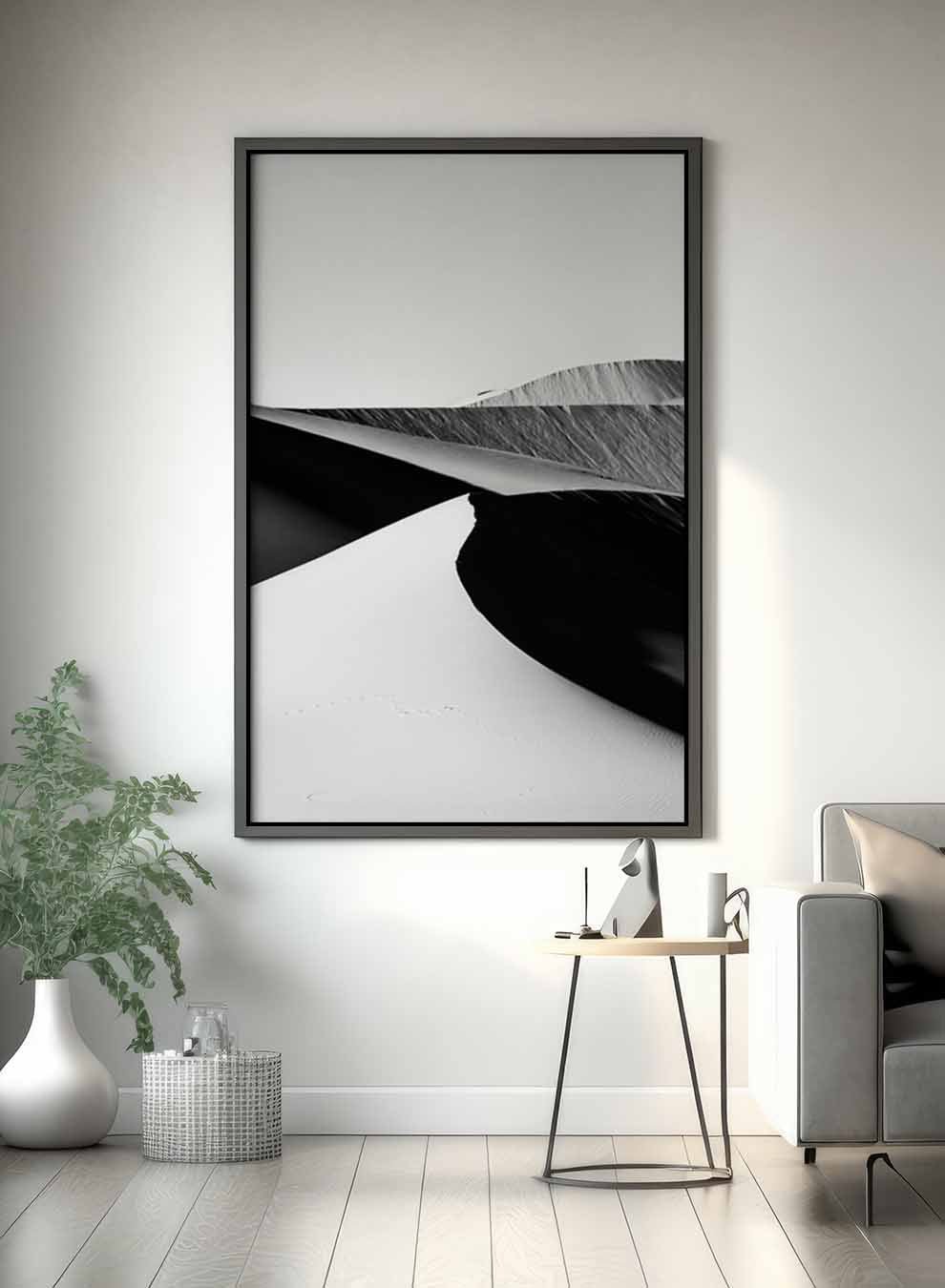 Canvas Wall Art Stretched Over Wooden Frame with Black Floating Frame Paintings & Pictures| LOWHA