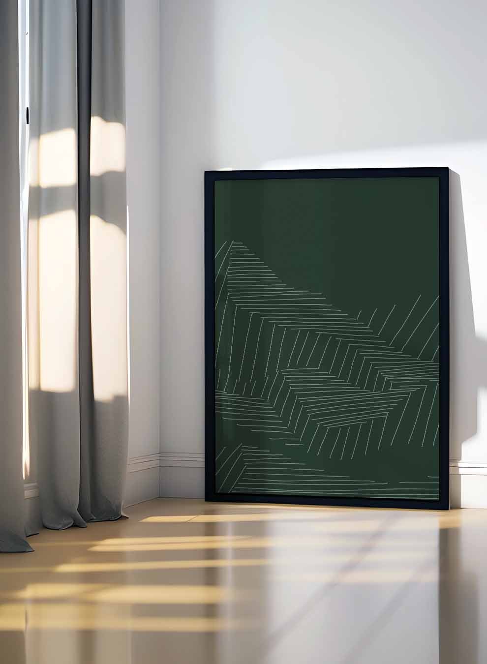 Canvas Wall Art Stretched Over Wooden Frame with Black Floating Frame Paintings & Pictures| LOWHA