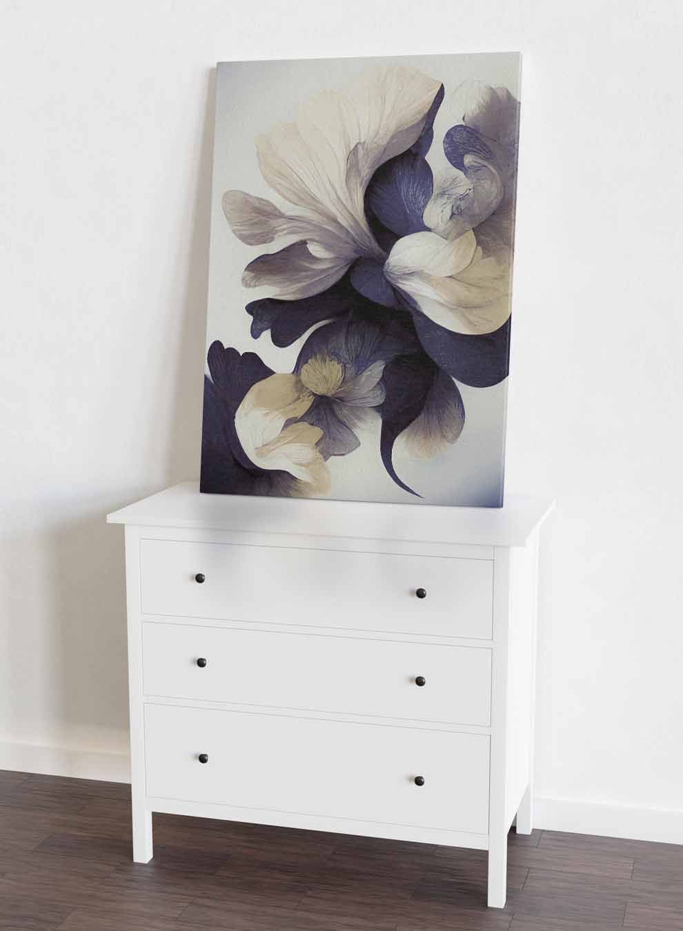 Canvas Wall Art Stretched Over Wooden Frame with Black Floating Frame Paintings & Pictures| LOWHA