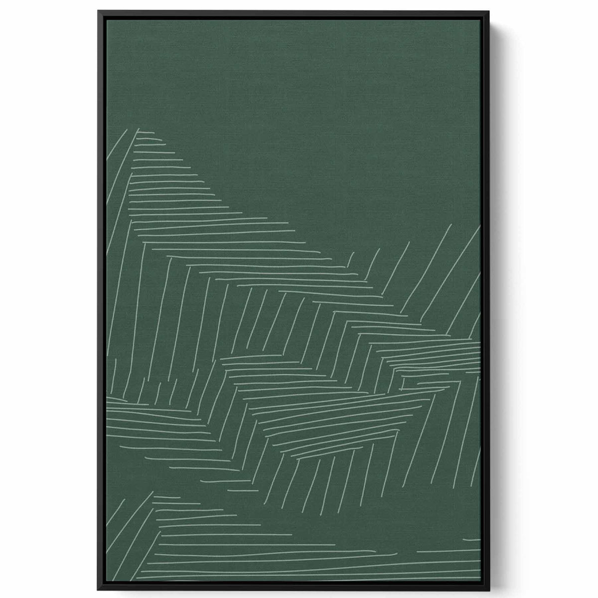 Canvas Wall Art Stretched Over Wooden Frame with Black Floating Frame Paintings & Pictures| LOWHA