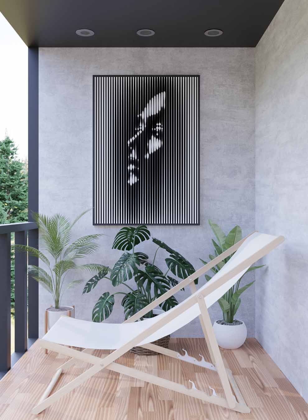 Canvas Wall Art Stretched Over Wooden Frame with Black Floating Frame Paintings & Pictures| LOWHA