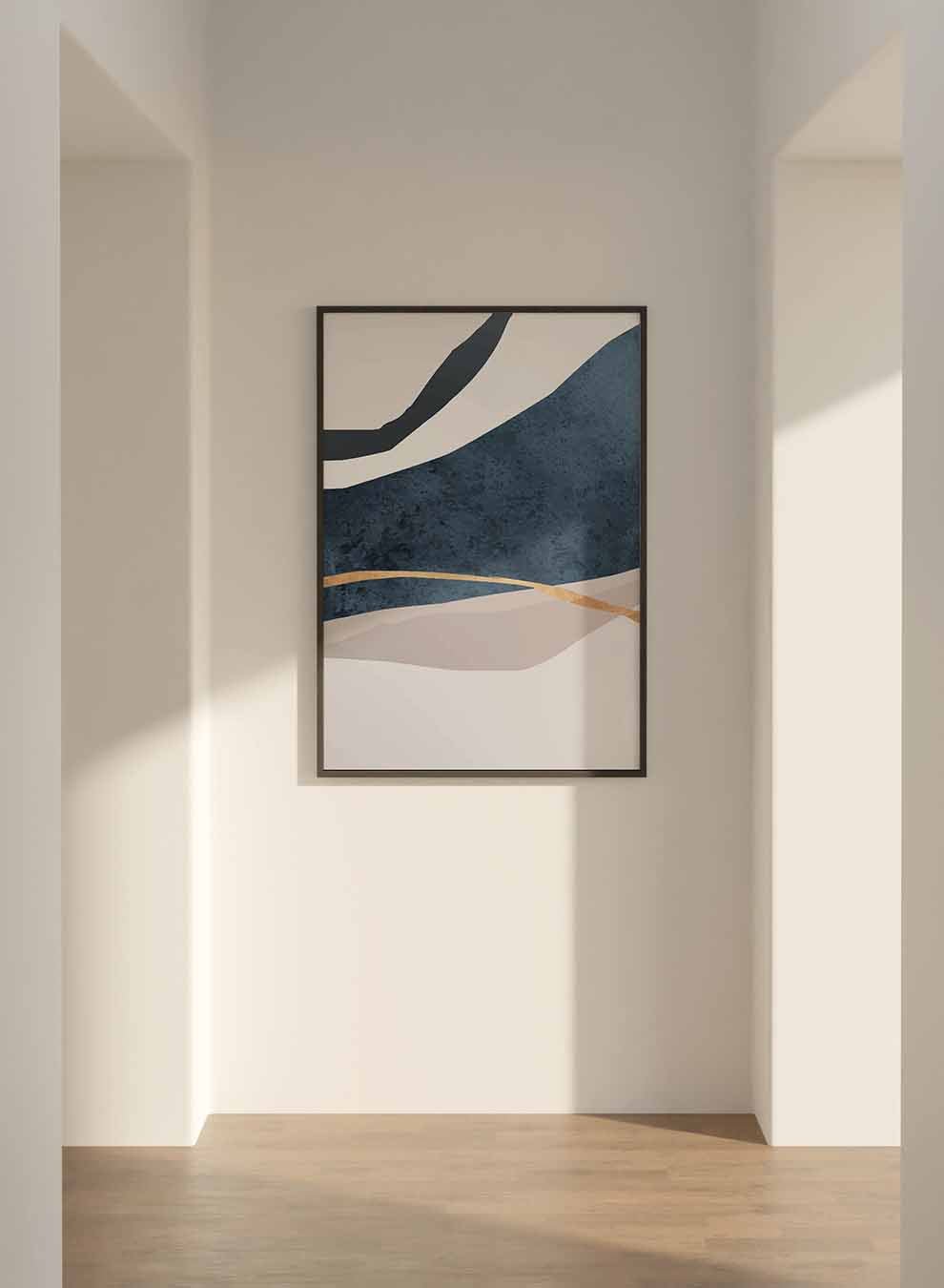 Canvas Wall Art Stretched Over Wooden Frame with Black Floating Frame Paintings & Pictures| LOWHA