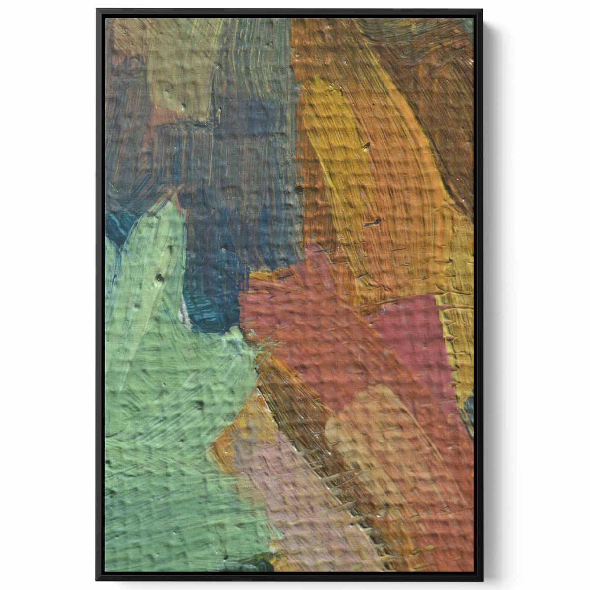 Canvas Wall Art Stretched Over Wooden Frame with Black Floating Frame Paintings & Pictures| LOWHA