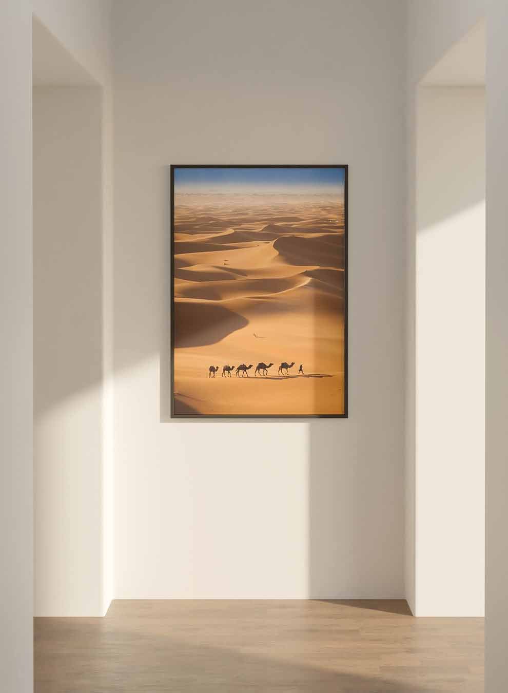 Canvas Wall Art Stretched Over Wooden Frame with Black Floating Frame Paintings & Pictures| LOWHA