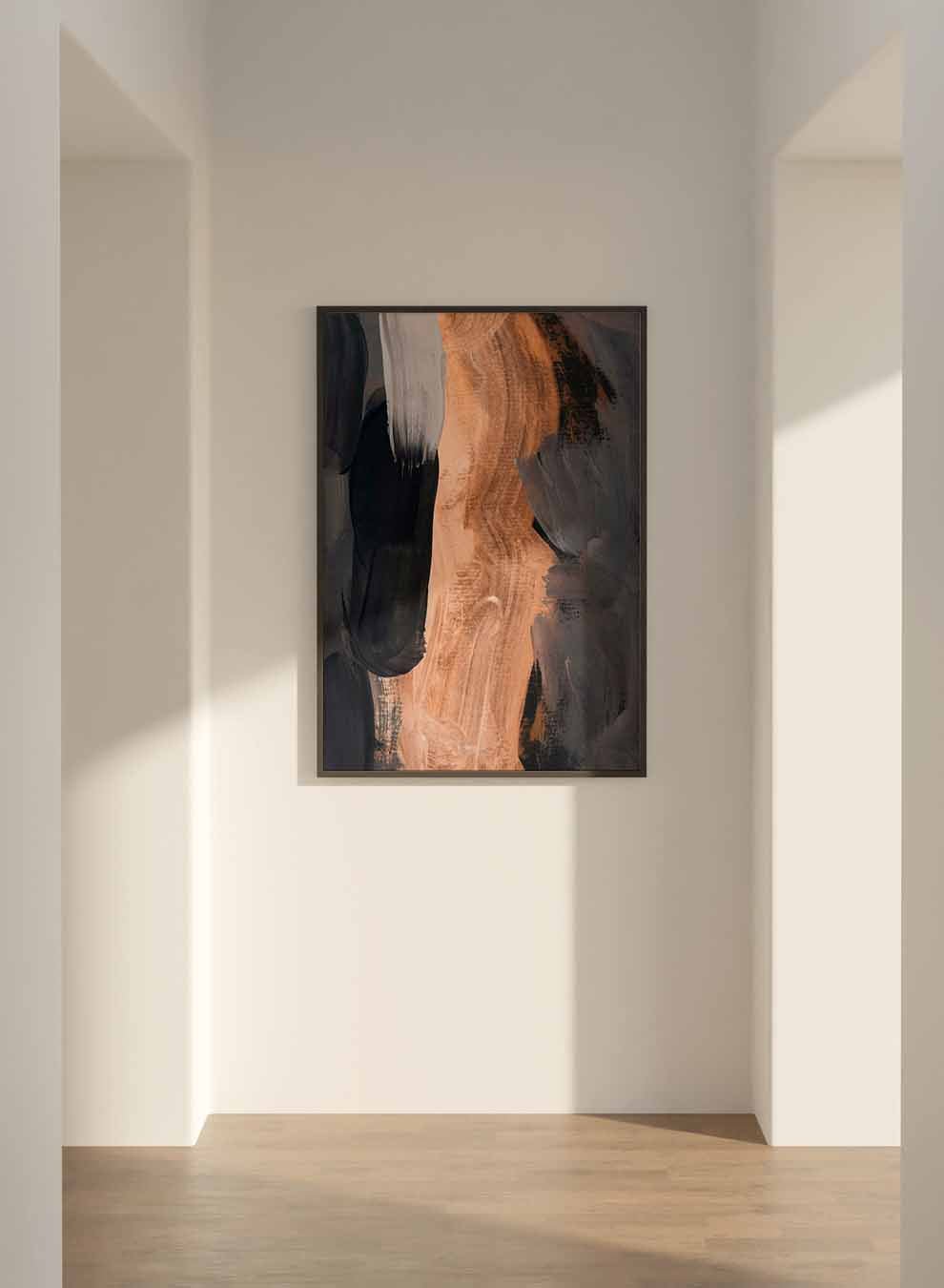 Canvas Wall Art Stretched Over Wooden Frame with Black Floating Frame Paintings & Pictures| LOWHA