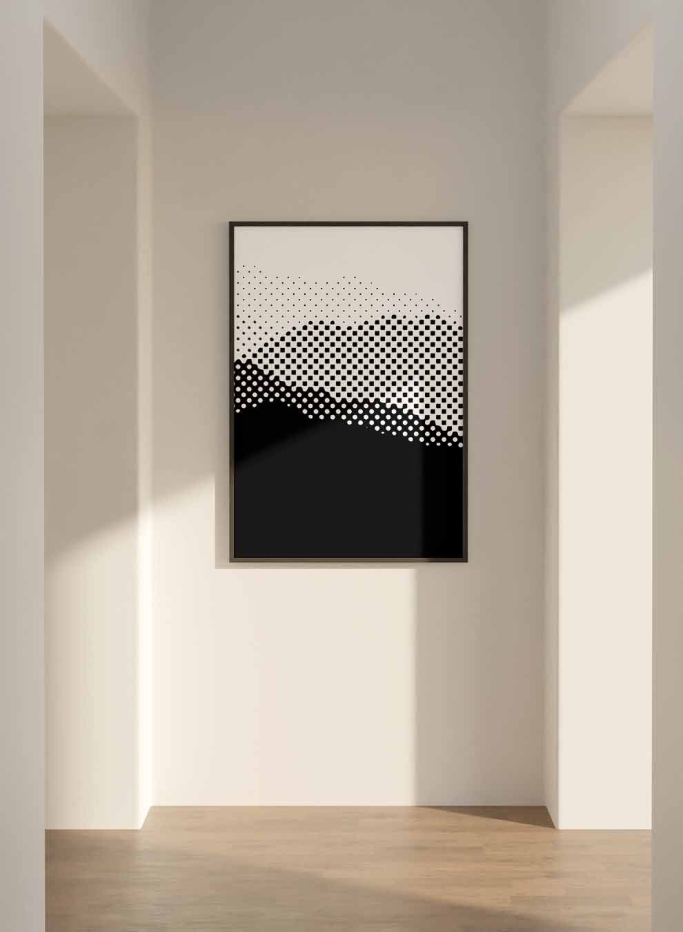 Canvas Wall Art Stretched Over Wooden Frame with Black Floating Frame Paintings & Pictures| LOWHA