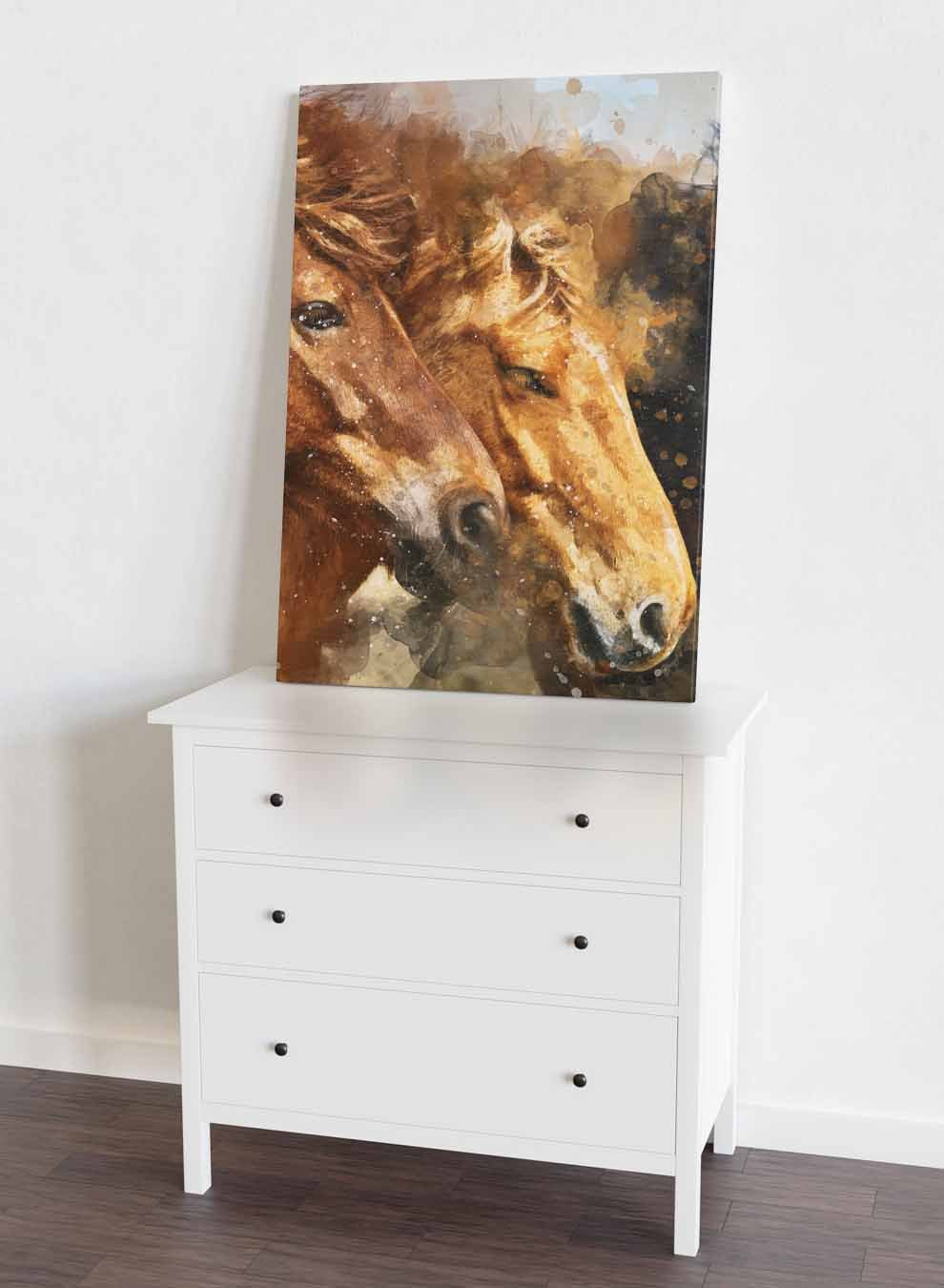 Canvas Wall Art Stretched Over Wooden Frame with Black Floating Frame Paintings & Pictures| LOWHA