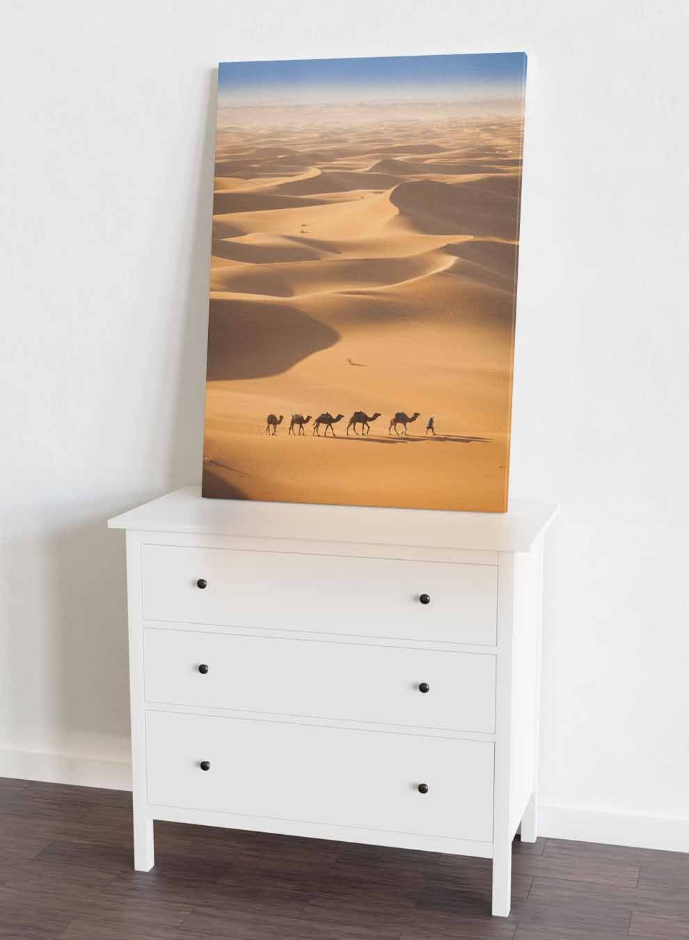 Canvas Wall Art Stretched Over Wooden Frame with Black Floating Frame Paintings & Pictures| LOWHA