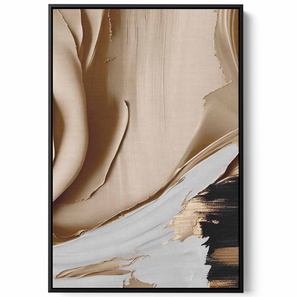 Canvas Wall Art Stretched Over Wooden Frame with Black Floating Frame Paintings & Pictures| LOWHA