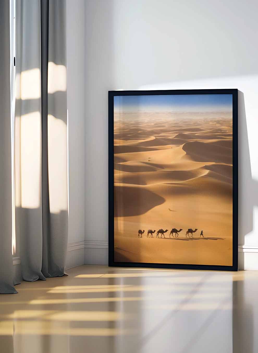 Canvas Wall Art Stretched Over Wooden Frame with Black Floating Frame Paintings & Pictures| LOWHA
