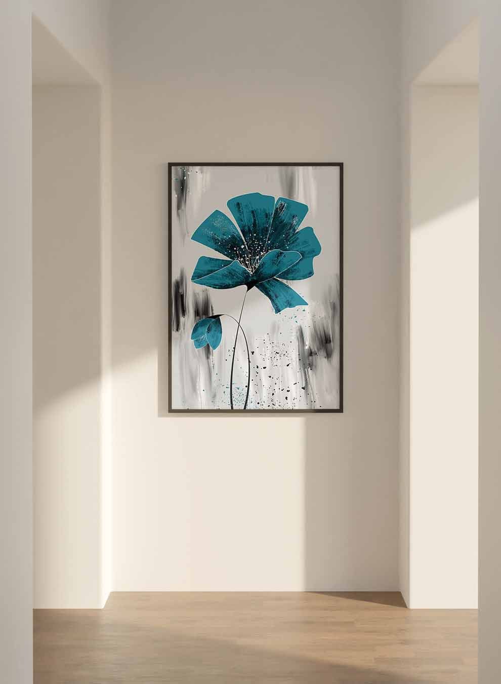 Canvas Wall Art Stretched Over Wooden Frame with Black Floating Frame Paintings & Pictures| LOWHA
