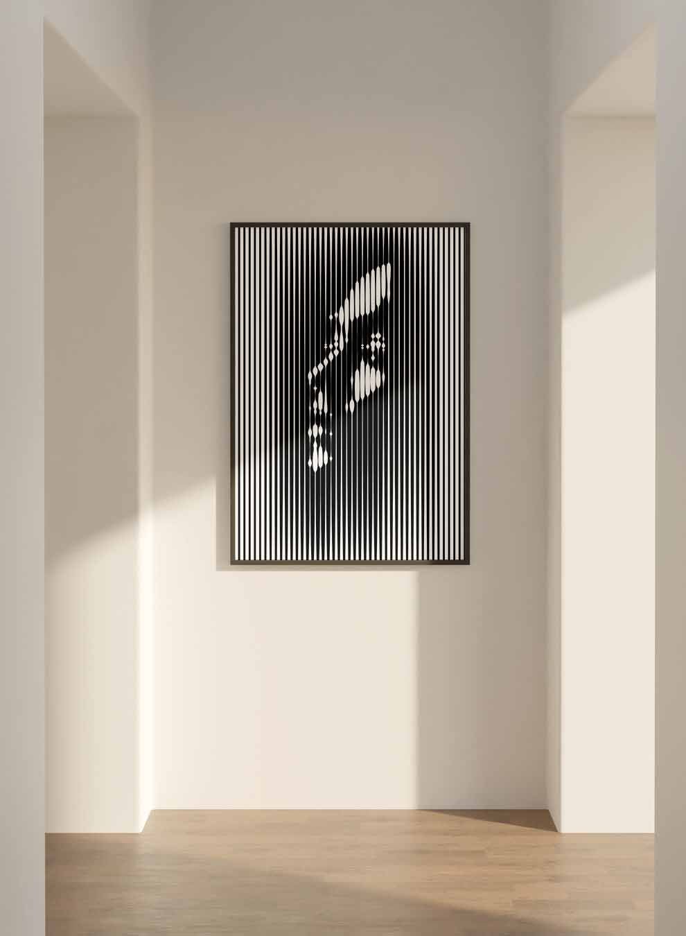 Canvas Wall Art Stretched Over Wooden Frame with Black Floating Frame Paintings & Pictures| LOWHA
