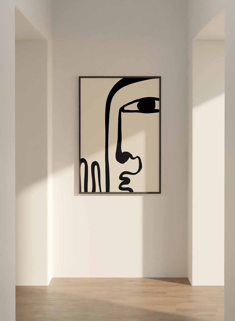 Canvas Wall Art Stretched Over Wooden Frame with Black Floating Frame Paintings & Pictures| LOWHA