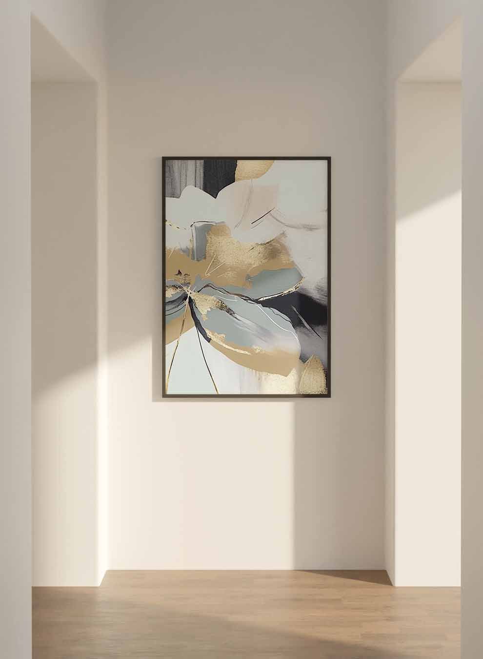 Canvas Wall Art Stretched Over Wooden Frame with Black Floating Frame Paintings & Pictures| LOWHA