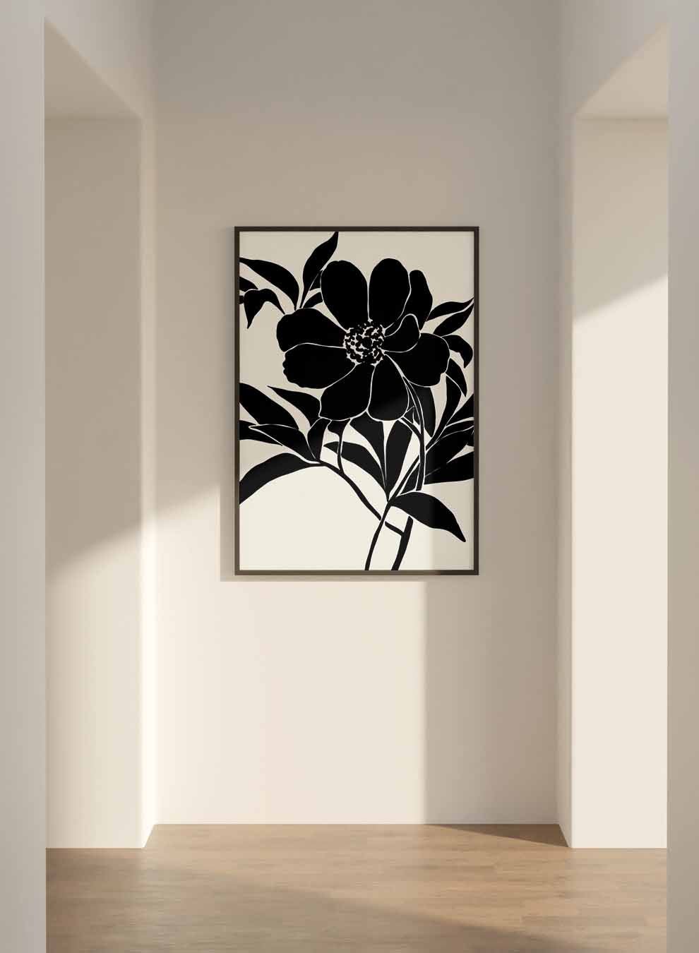Canvas Wall Art Stretched Over Wooden Frame with Black Floating Frame Paintings & Pictures| LOWHA