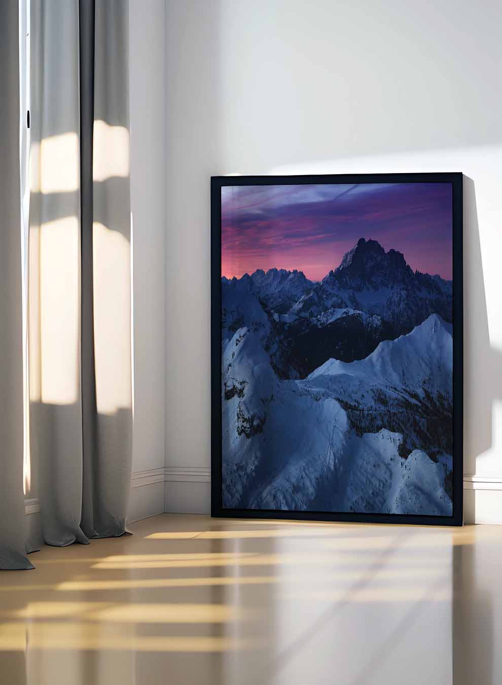 Canvas Wall Art Stretched Over Wooden Frame with Black Floating Frame Paintings & Pictures| LOWHA