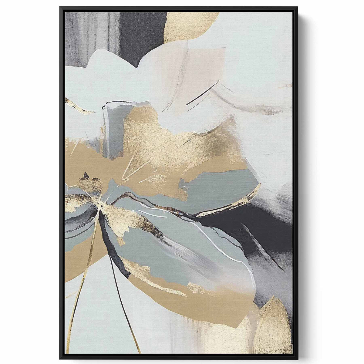 Canvas Wall Art Stretched Over Wooden Frame with Black Floating Frame Paintings & Pictures| LOWHA