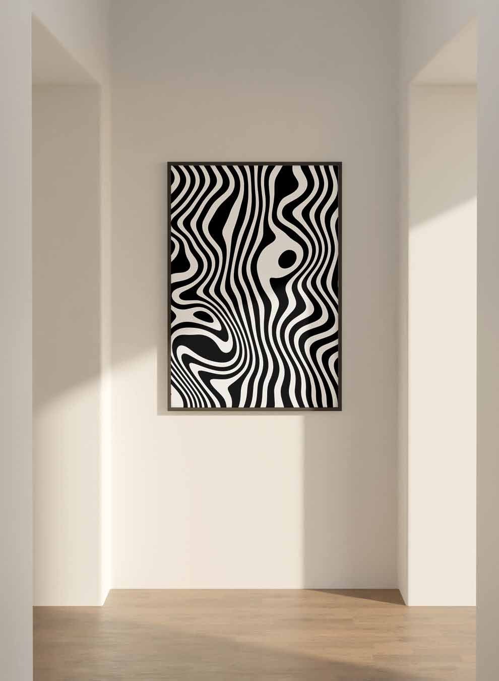 Canvas Wall Art Stretched Over Wooden Frame with Black Floating Frame Paintings & Pictures| LOWHA