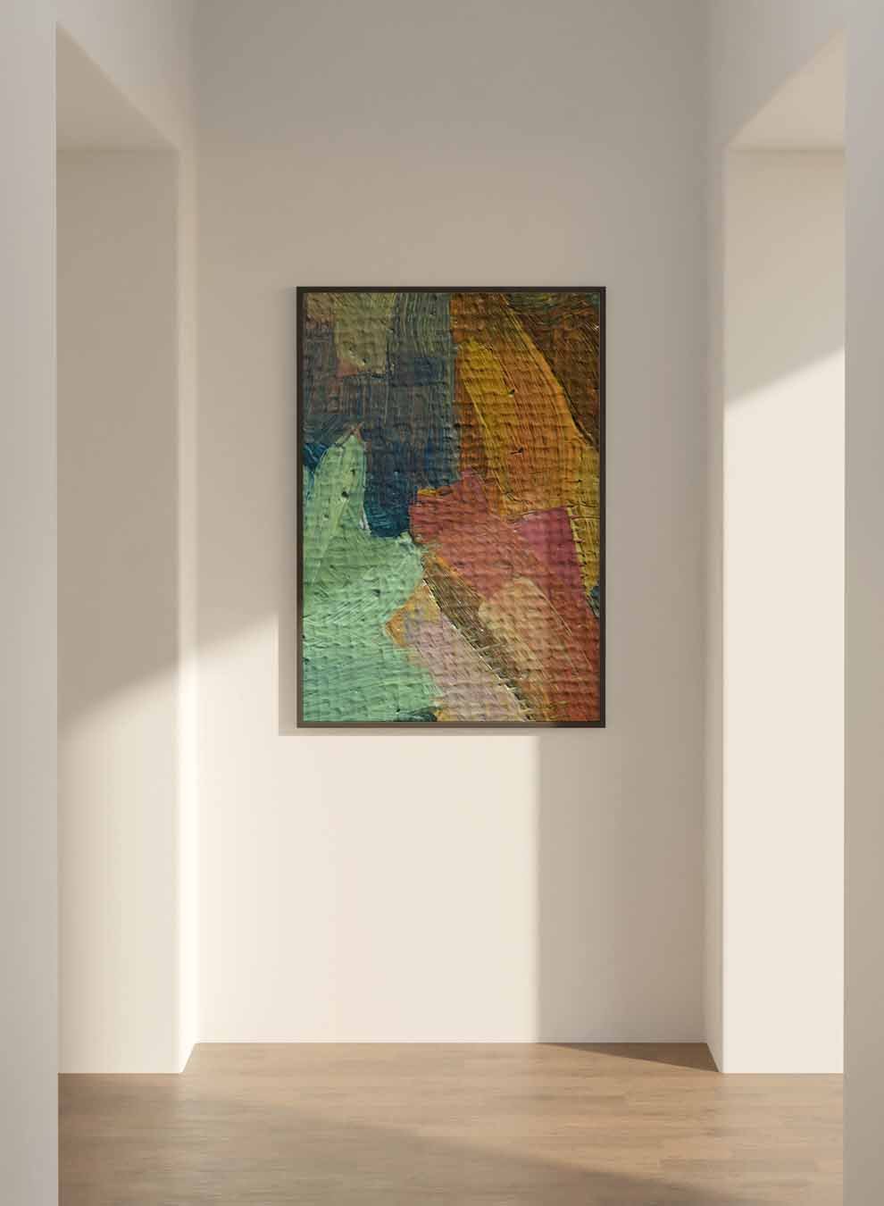 Canvas Wall Art Stretched Over Wooden Frame with Black Floating Frame Paintings & Pictures| LOWHA