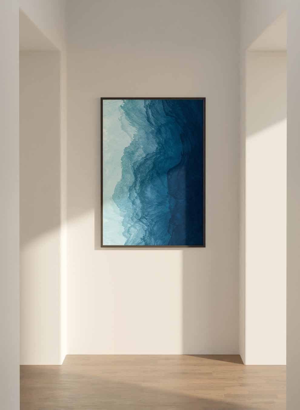 Canvas Wall Art Stretched Over Wooden Frame with Black Floating Frame Paintings & Pictures| LOWHA