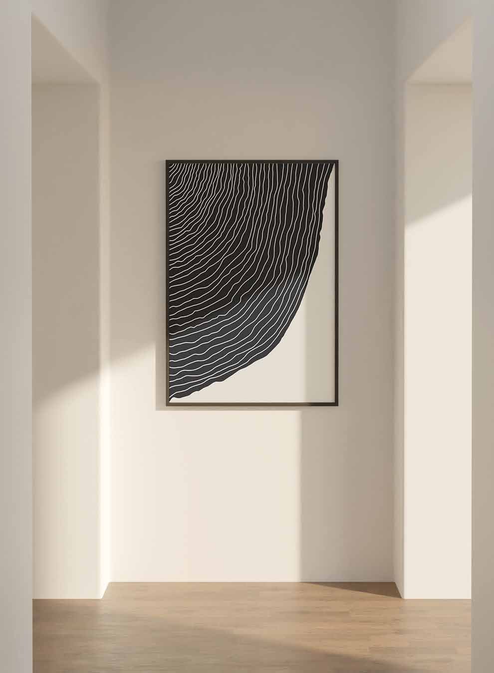 Canvas Wall Art Stretched Over Wooden Frame with Black Floating Frame Paintings & Pictures| LOWHA