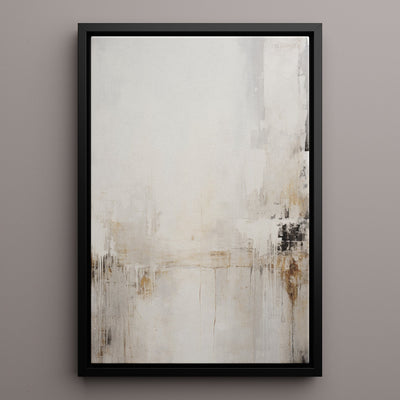 Canvas Wall Art Stretched Over Wooden Frame with Floating Frame and Abstract Painting CV4109 - Al Rugaib Furniture