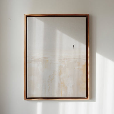 Canvas Wall Art Stretched Over Wooden Frame with Floating Frame and Alone Painting CV4112 - Al Rugaib Furniture