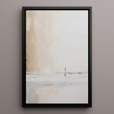 Canvas Wall Art Stretched Over Wooden Frame with Floating Frame and Alone Painting CV4113 - Al Rugaib Furniture