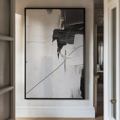 Canvas Wall Art Stretched Over Wooden Frame with Floating Frame and Black Stain Painting CV4124 - Al Rugaib Furniture