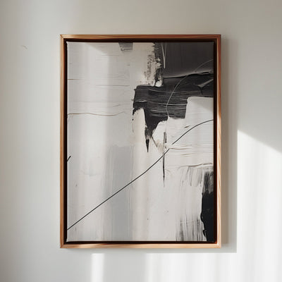 Canvas Wall Art Stretched Over Wooden Frame with Floating Frame and Black Stain Painting CV4124 - Al Rugaib Furniture