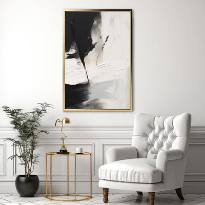 Canvas Wall Art Stretched Over Wooden Frame with Floating Frame and Black Stain Painting CV4125 - Al Rugaib Furniture