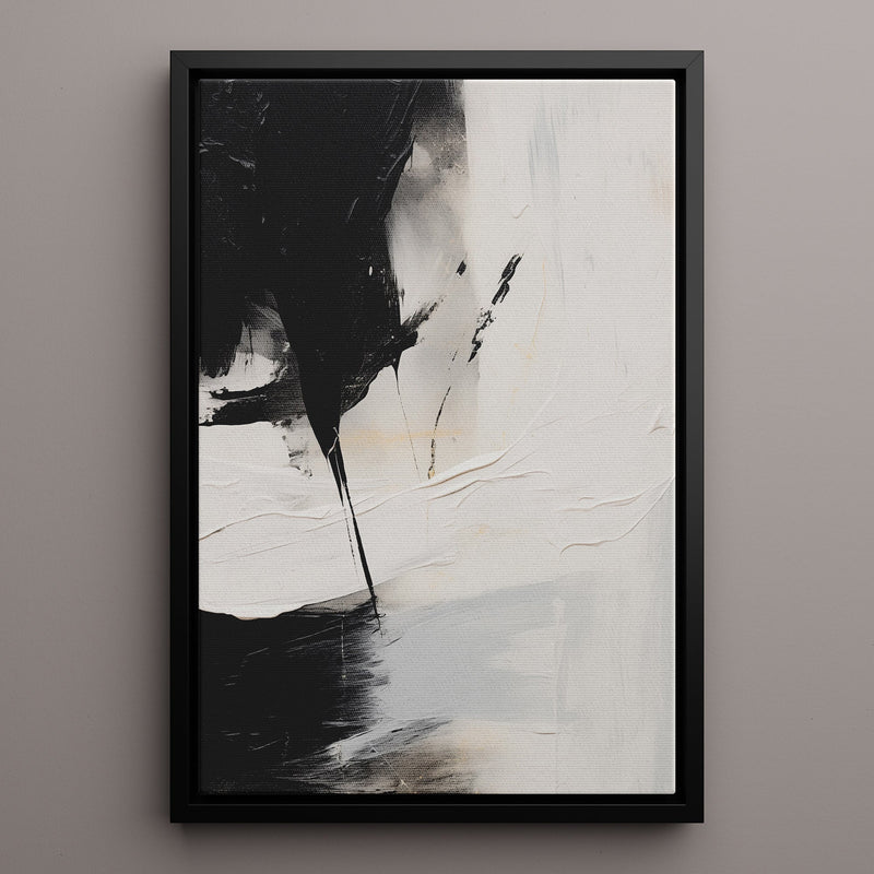 Canvas Wall Art Stretched Over Wooden Frame with Floating Frame and Black Stain Painting CV4125 - Al Rugaib Furniture