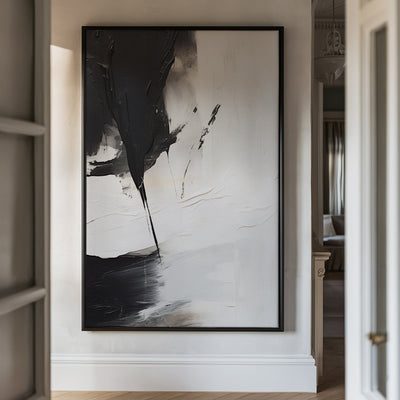 Canvas Wall Art Stretched Over Wooden Frame with Floating Frame and Black Stain Painting CV4125 - Al Rugaib Furniture