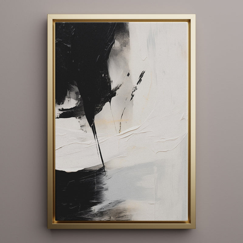 Canvas Wall Art Stretched Over Wooden Frame with Floating Frame and Black Stain Painting CV4125 - Al Rugaib Furniture
