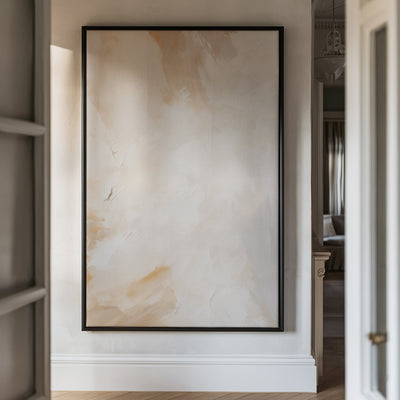 Canvas Wall Art Stretched Over Wooden Frame with Floating Frame and Brown Dust Painting CV4129 - Al Rugaib Furniture