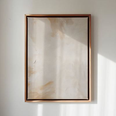 Canvas Wall Art Stretched Over Wooden Frame with Floating Frame and Brown Dust Painting CV4129 - Al Rugaib Furniture