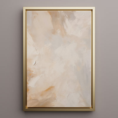 Canvas Wall Art Stretched Over Wooden Frame with Floating Frame and Brown Dust Painting CV4129 - Al Rugaib Furniture
